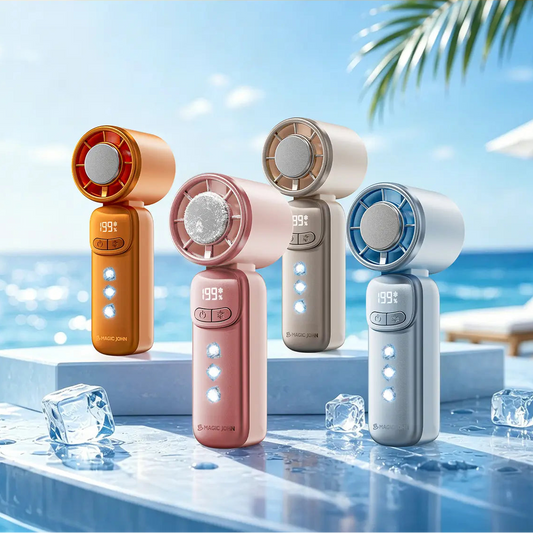 Ventilador Portátil IceCool™ – Refrigeración Instantánea y 199 Velocidades